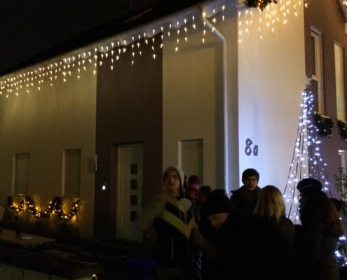 Die Einschaltparty des Weihnachtshaus Neureut 2013